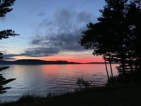 Lake Superior sunset from one of the two large decks