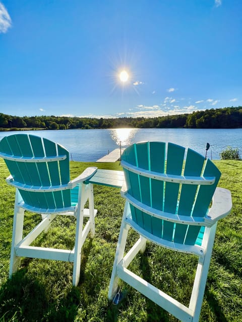 Enjoy morning coffee as the sun rises