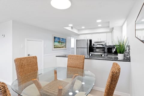 Dining table seats four- perfect for sharing any meal