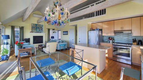 Main living space is open and bright