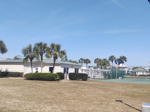 Clubhouse, tennis courts, basketball, pool, grills,  shuffleboard.