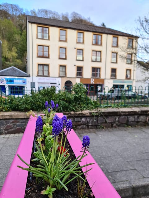 Six Stevenson House is located on the second floor of this residential building.