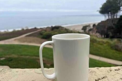 Morning coffee on the balcony