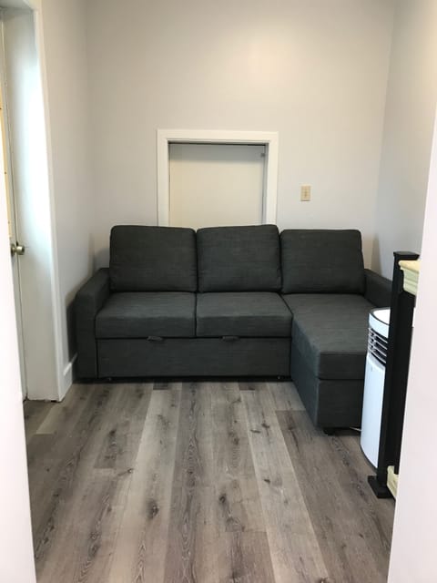 Upstairs sleeper sofa