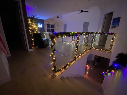 Rented bedroom entrance through loft on the right