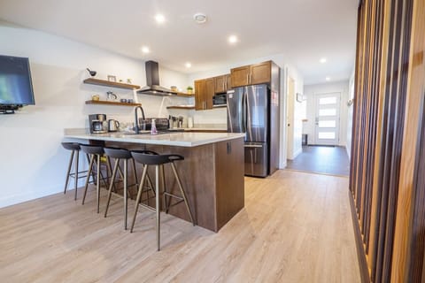 Sleek design with lots of light