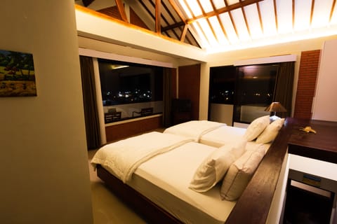 dari dalam kamar anda bisa menikmati suasana kota Nusa Dua yg indah
