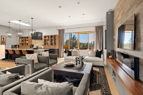 Plenty of space to gather together in this superior designed home