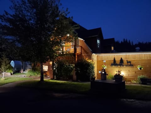 Night time front of the bldg.