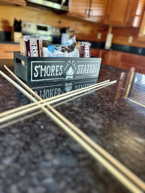 Enjoy "s'more" quality family time! S'mores supplies provided in both cabins