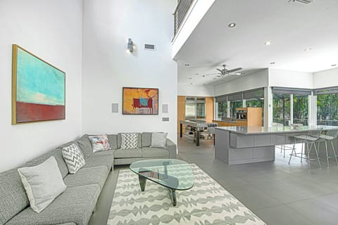 Bright Living Space with Smart TV