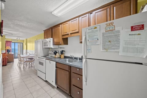 Prepare a home cooked meal in this fully-equipped kitchen.