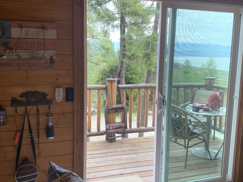 View of Flathead Lake from within the Upper Cottage