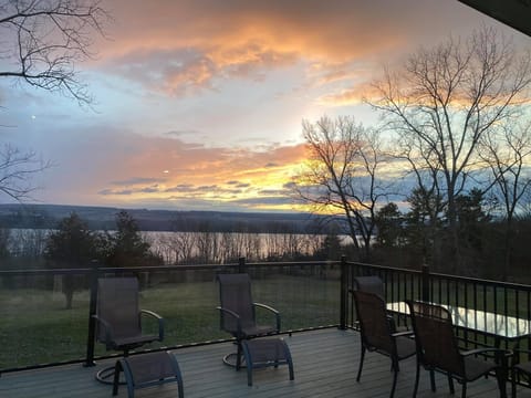 Sunrise from living room