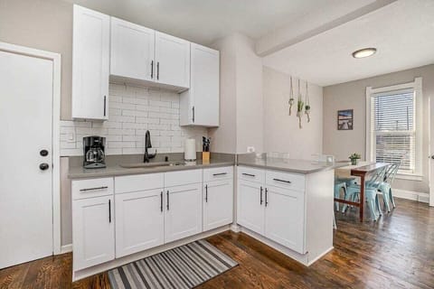 Fully updated lower unit kitchen with everything you need to prepare a meal!