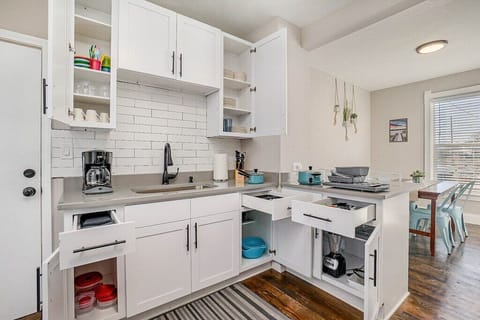 Fully updated lower unit kitchen with everything you need to prepare a meal!