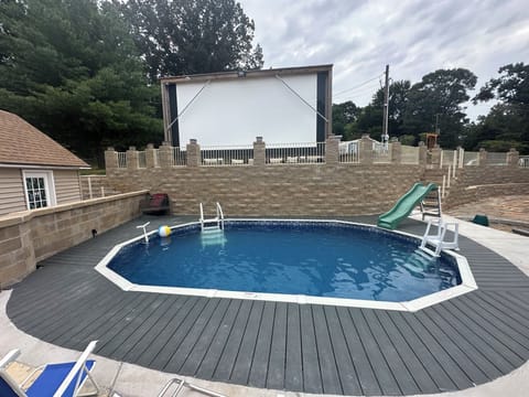 Watch a movie from the pool