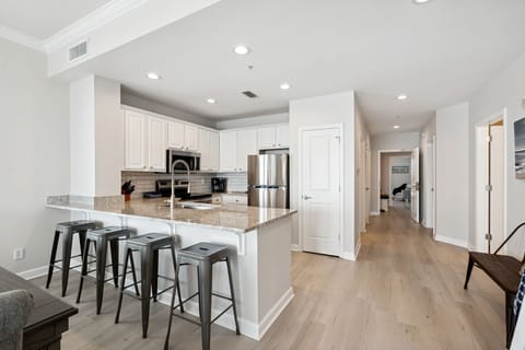 Fully stocked kitchen