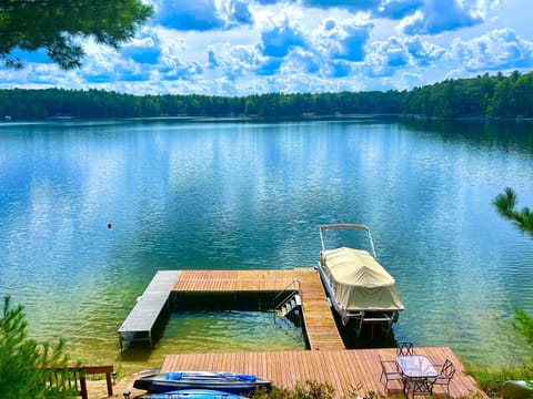 Pontoon boat not included