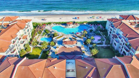 Overhead of Villa Capriani resort.