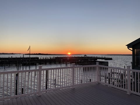 Sunset from the deck