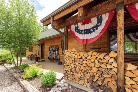 The suite is a private wing off our our lodge with its own entrance