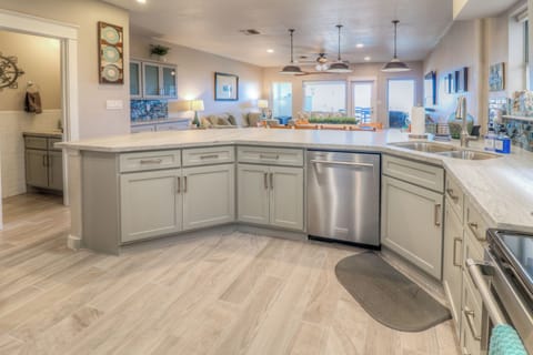 Newly remodeled kitchen with new appliances