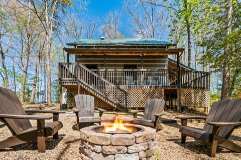 Roast up some s'mores in the outdoor firepit