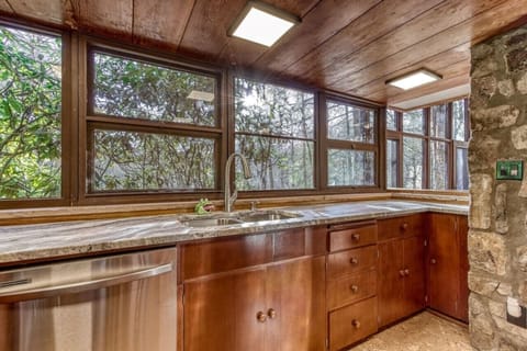 Honed granite countertops