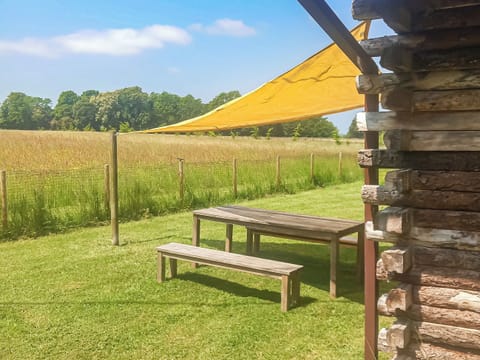 Sitting-out-area | The Sunset Cabin, Beccles