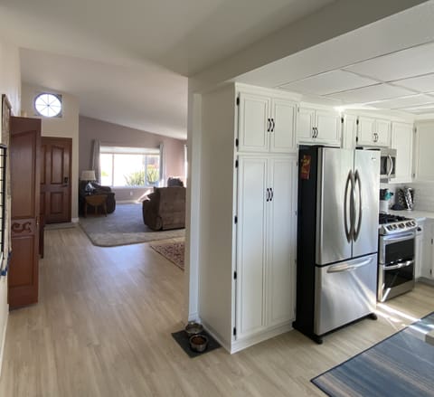 View to Front Door and Kitchen