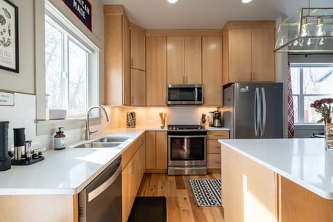 Full kitchen with Keurig Coffee Maker