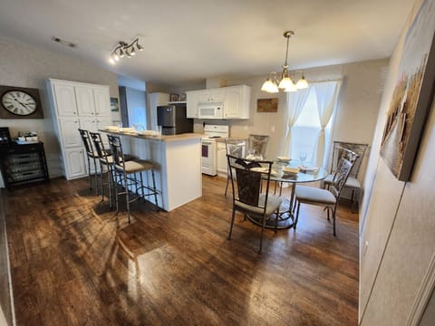 Full Kitchen w/Microwave, stove, dishwasher, coffee maker, toaster, etc.