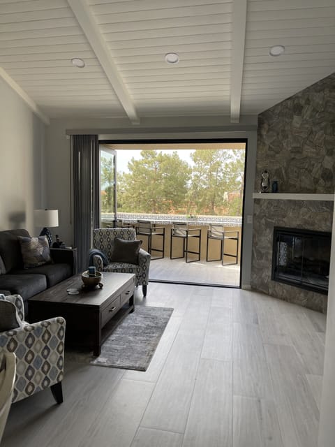 Large great room; living room and kitchen with all brand new appliances.
