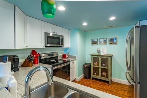 Kitchen from bar seating counter