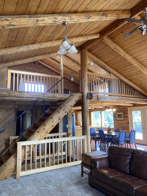 Living room and loft