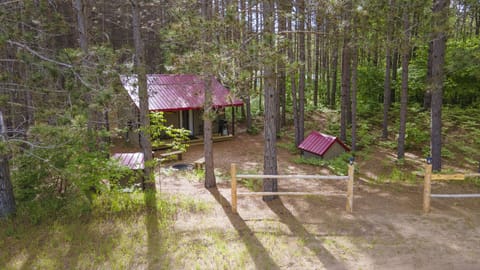 Front view of "The Shed"