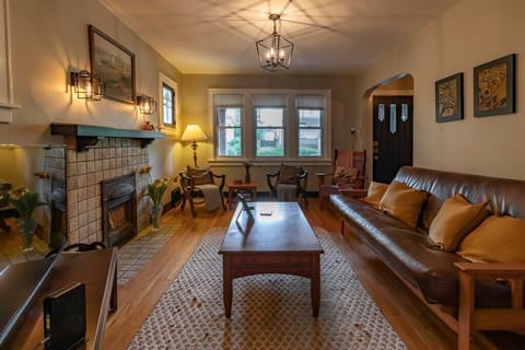 Super cozy and comfortable living room.  The couch is also a futon for additional sleeping if needed