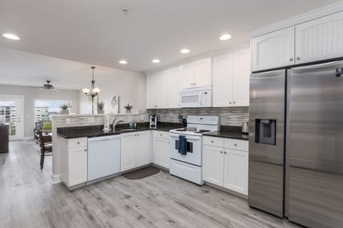 Fully stocked kitchen