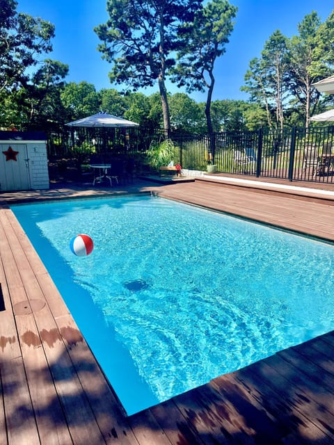 New heated gunite pool 