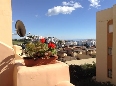 Side sea view from south facing terrace