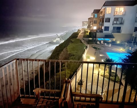 Oceanfront community terrace