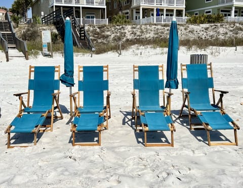 Beach Service Set Up Daily on the Beach!