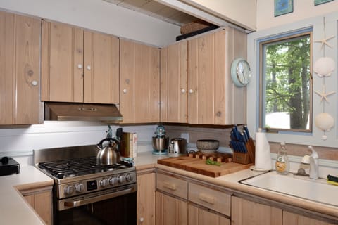 The new gas stove will impress your inner chef.