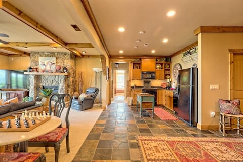 terrace level open and airy living space