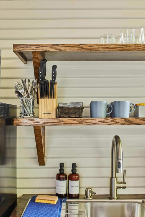 Thoughtfully stocked with everything you might need for a breakfast or easy meal.