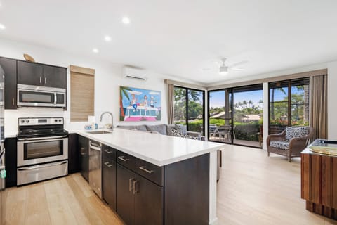 Stainless steel appliances.