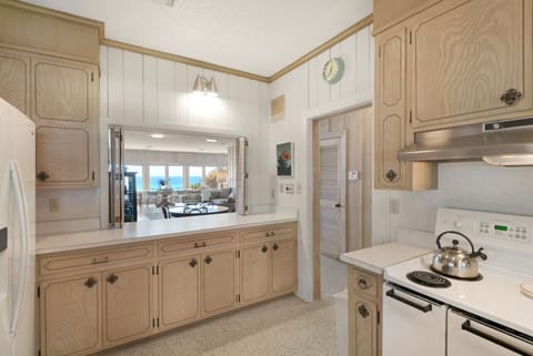 Gulf Views from the Pass Through in the Kitchen