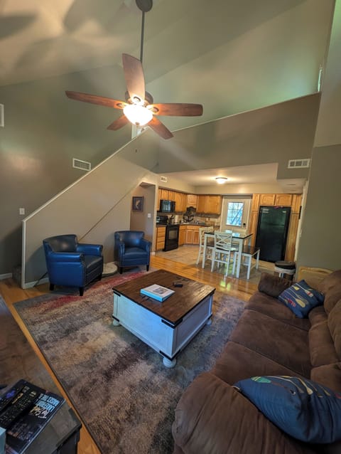 main space: living room/dining/kitchen