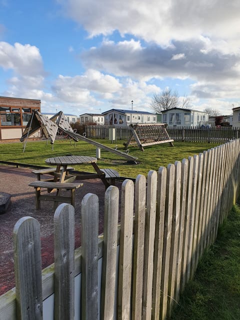 Children's play area behind the clubhouse/ restaurant.